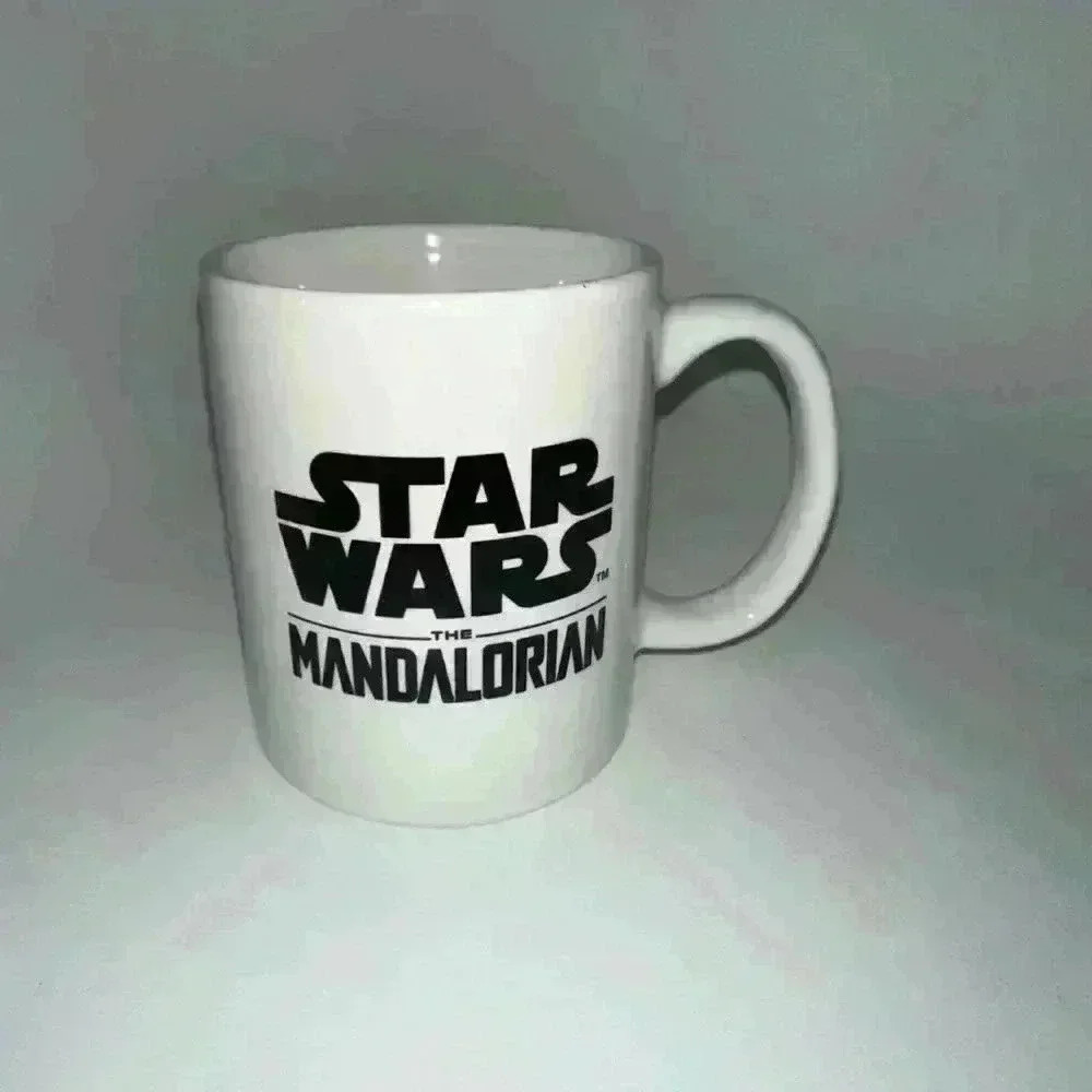 Star Wars The Mandalorian Mug White Black
